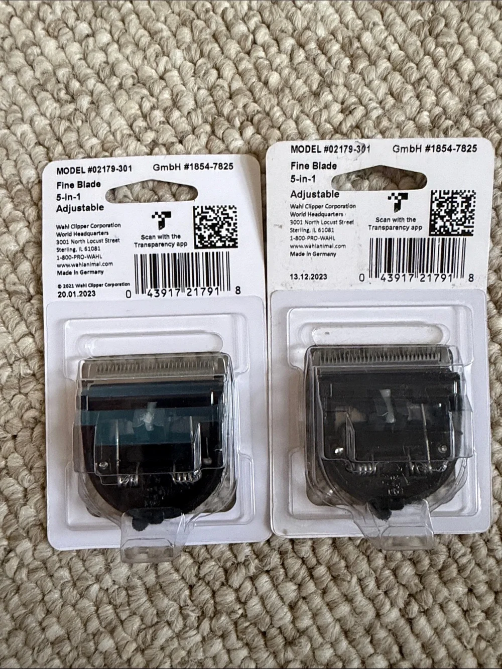 Wahl 5-IN-1 Replacement Clipper Blades - Silver